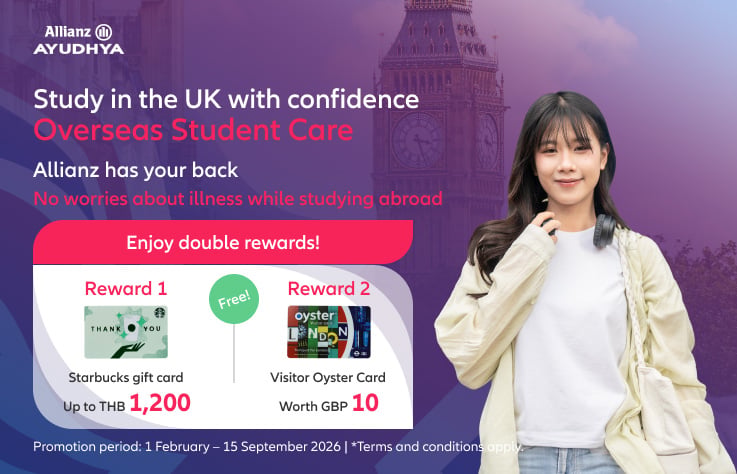 Travel Insurance - Overseas Student Plan for Studying in the UK Promotion