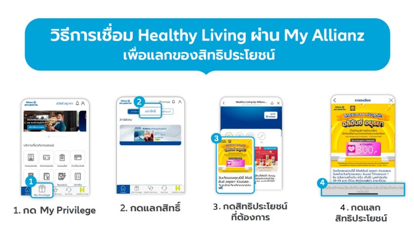 สมัครหักบัตรเครดิตอัตโนมัติผ่าน My Allianz App