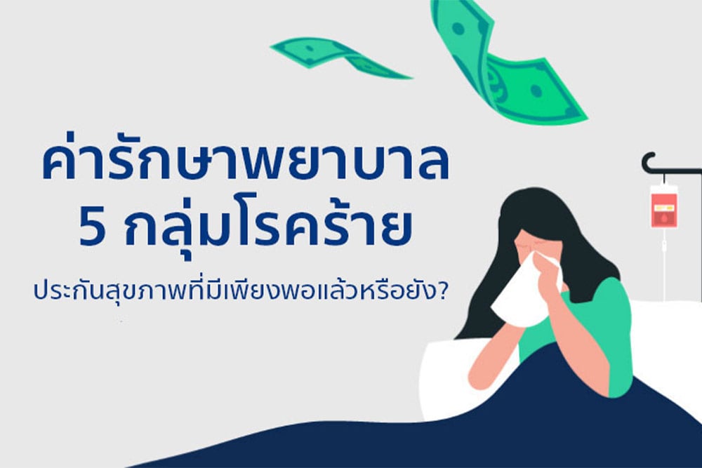 ค่ารักษาพยาบาล 5 กลุ่มโรคร้าย อีก 5-10 ปี ประกันสุขภาพที่มีเพียงพอรึยัง?